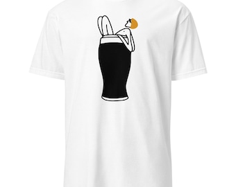 Camiseta unisex de manga corta "Lad in Pint" - Stout And About - Estampado frontal