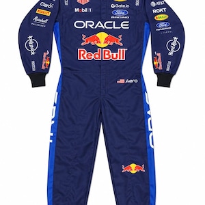Redbull Max Verstappen Go Kart Racing Suit FIA Approved Custom Motorsport Overall