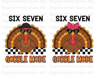 Funny Six Seven Turkey Meme PNG