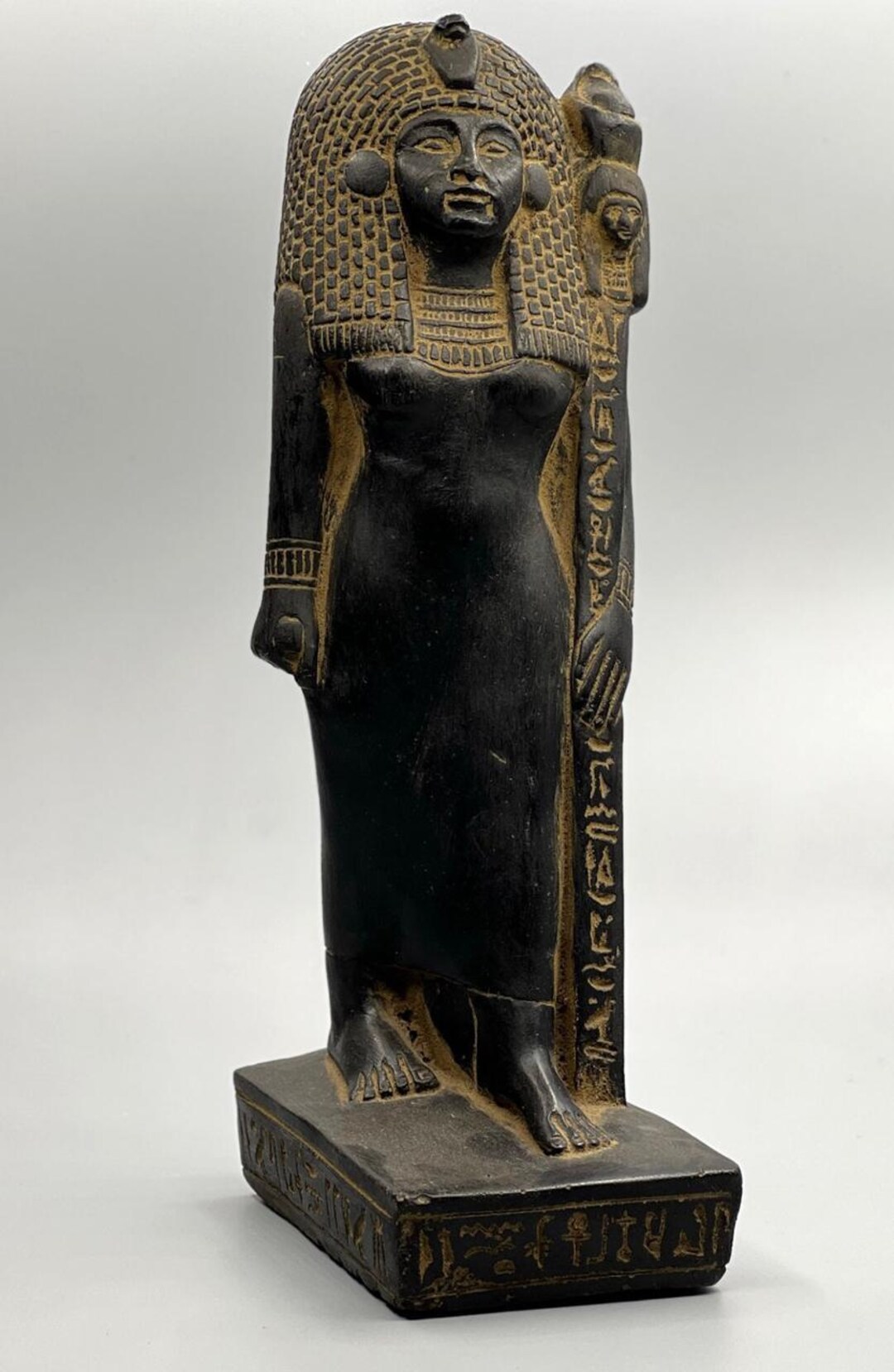 Ancient Egyptian Sculpture Queen Hatshepsut Statue Egypt Pharaoh Black ...