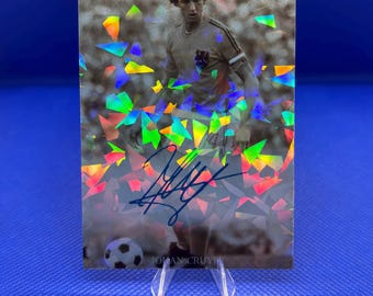 Johan cruyff netherlands custom art fan football trading card
