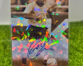 ロベルト・カルロスの直筆サイン入りブラジルサッカー写真 - Etsy 日本