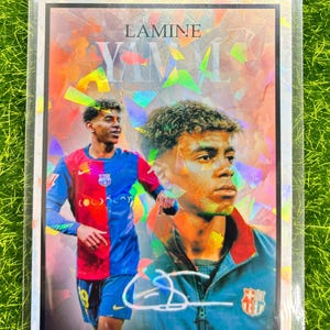 Lamine yamal Barcelona benutzerdefinierte Kunst Fußballfan Sammelkarte