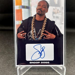 Snoop Hund personalisiert, Sammelkarte