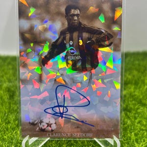 Carta da collezione personalizzata per tifosi del Milan di Clarence Seedorf dell'AC