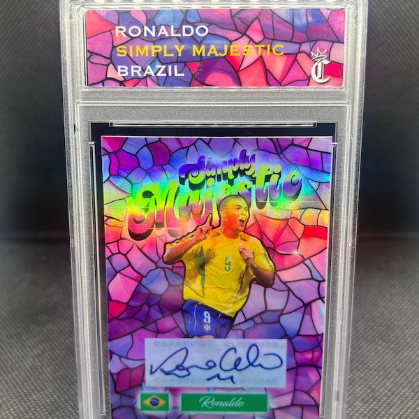 Ronaldo Signed Football Card - Etsy UK