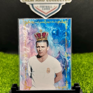 Ferenc puskas real madrid custom art fan trading card