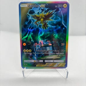 Cartes à collectionner Zapdos ex pokemon tcg pocket pour fans d'art personnalisées