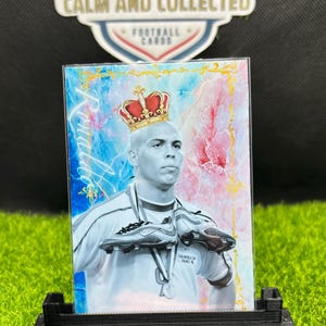 R9 ronaldo custom art fan trading card