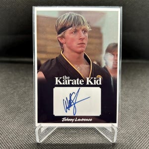 Johnny lawrence cobra kai the karate kid aangepaste ruilkaart voor kunstfans