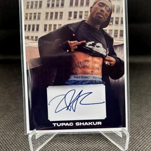 Tupac Shakur 2pac custom art-fanruilkaart