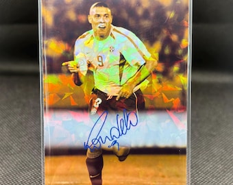 R9 ronaldo brazil custom art fan trading card