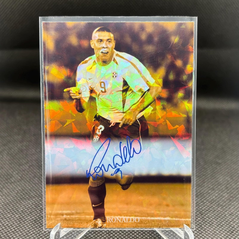 Ronaldo Signed Football Card - Etsy UK