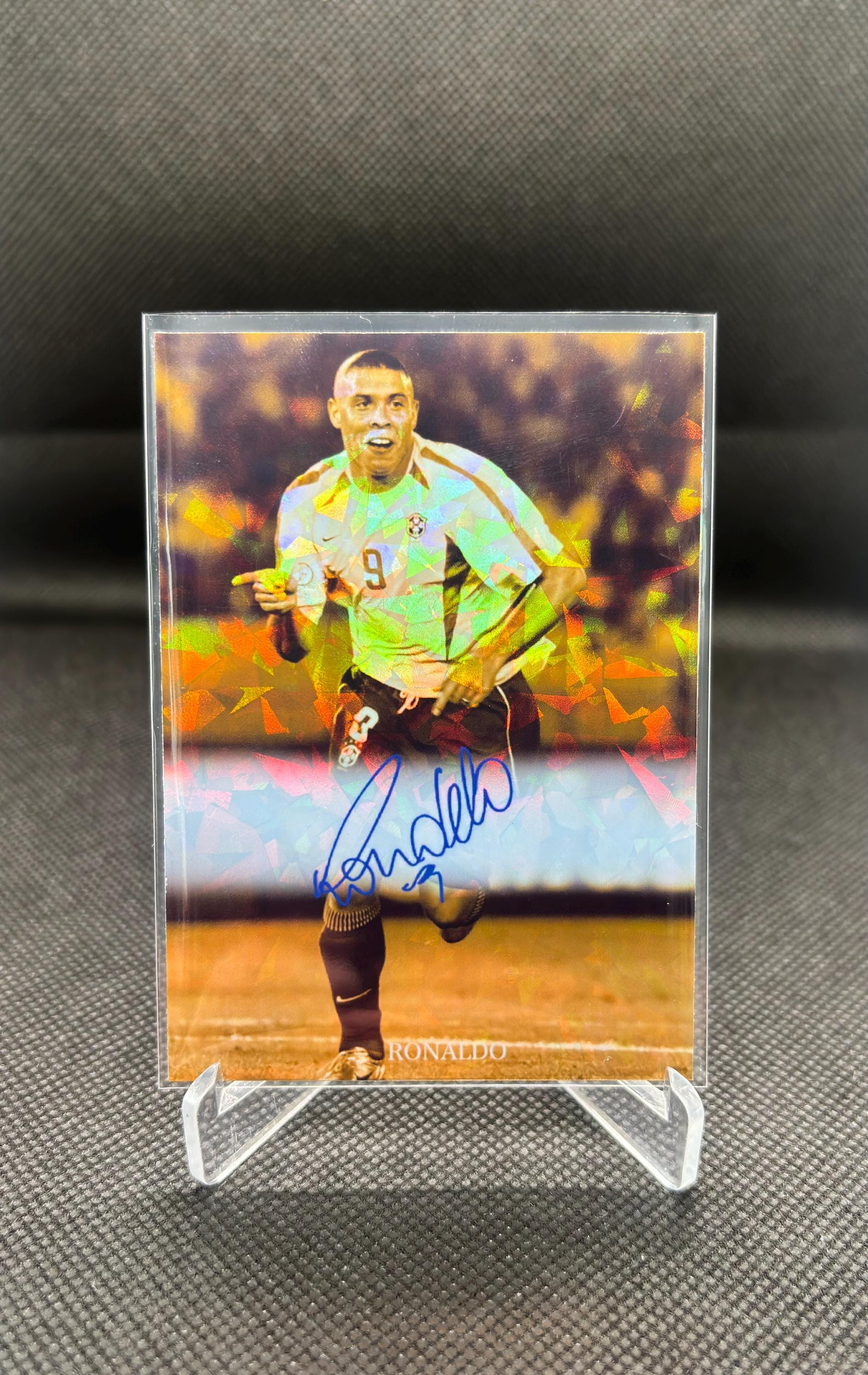 ロナウド サイン入りフォト ブラジル代表 #9 証明書あり ロナウド