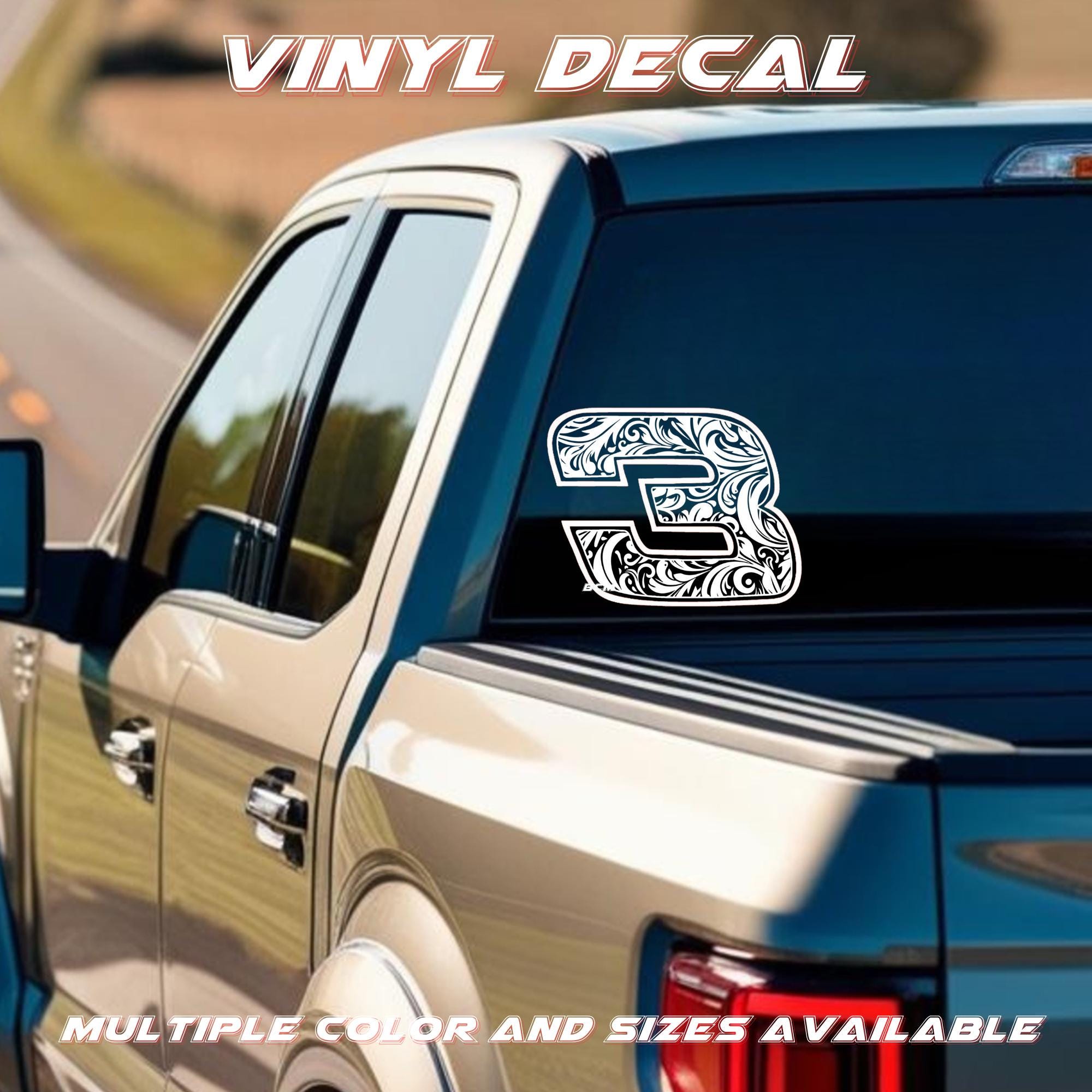 Leather Tooled 3 Dale Vinyl Decal for Cars & Trucks - Etsy