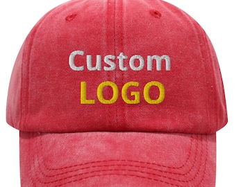 Custom Logo Dad Hat: Personalized Embroidered Cotton Baseball Cap