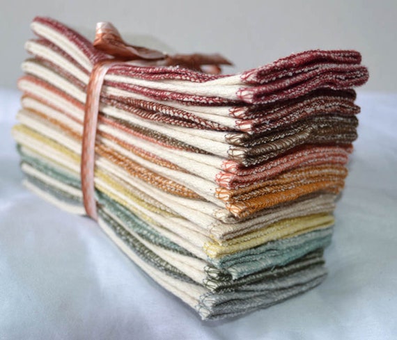 2 Ply Birdseye Cotton-Certified Organic Cotton Paperless Towels, 11x12 inches, Your Choice of Edging Color and Pack Size · Made in the USA!