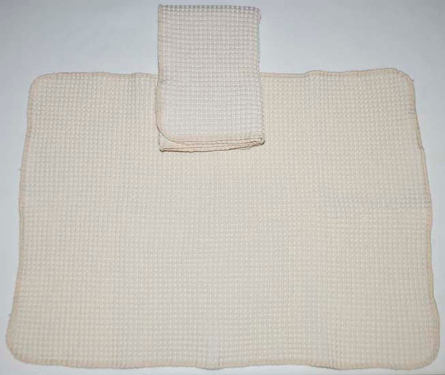 100 Organic Cotton Waffle Weave Natural Dish towelSet of 1 12x22 inches