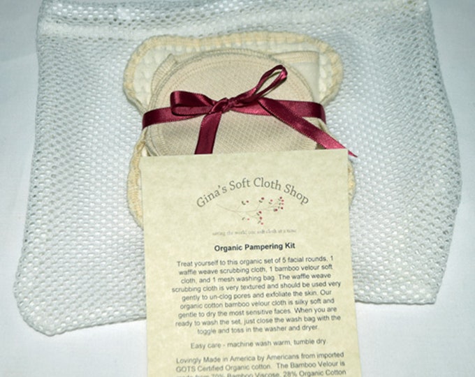Organic Pampering Facial Cleansing Kit · Handmade in the USA!