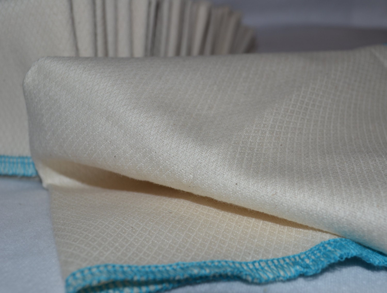 1 Ply Organic Cotton Paperless Towels 14x14 inches Unpaper Towels