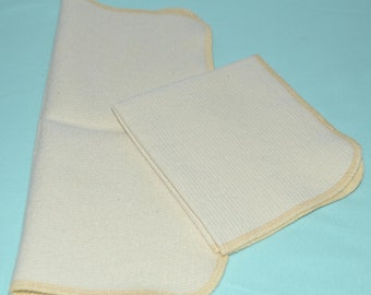 1 Ply Extra Thick Unbleached Corded Scrubbies 12x13 Paperless Towel Set of 2 · Handmade in the USA!