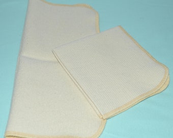 1 Ply Extra Thick Unbleached Corded Scrubbies 12x13 Paperless Towel Set of 2