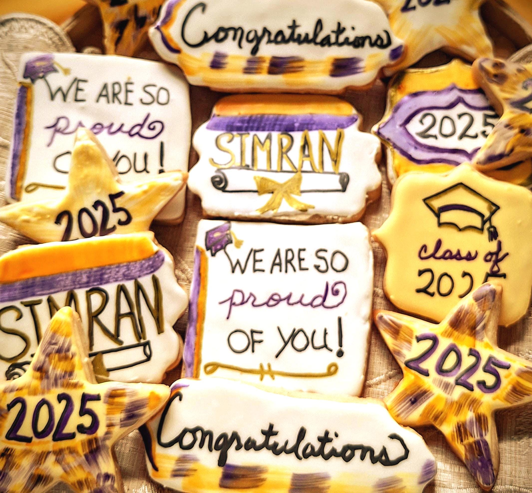 Customized Graduation Shortbread Cookies. These Cookies Are a Great ...