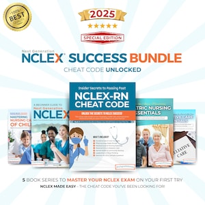 NCLEX Cheat Code, Nclex RN Study Guide, Nursing notes Nclex, Nclex PN Preparation, Study Bundle for Next Gen, Nclex Guide 2025, Pediatrics