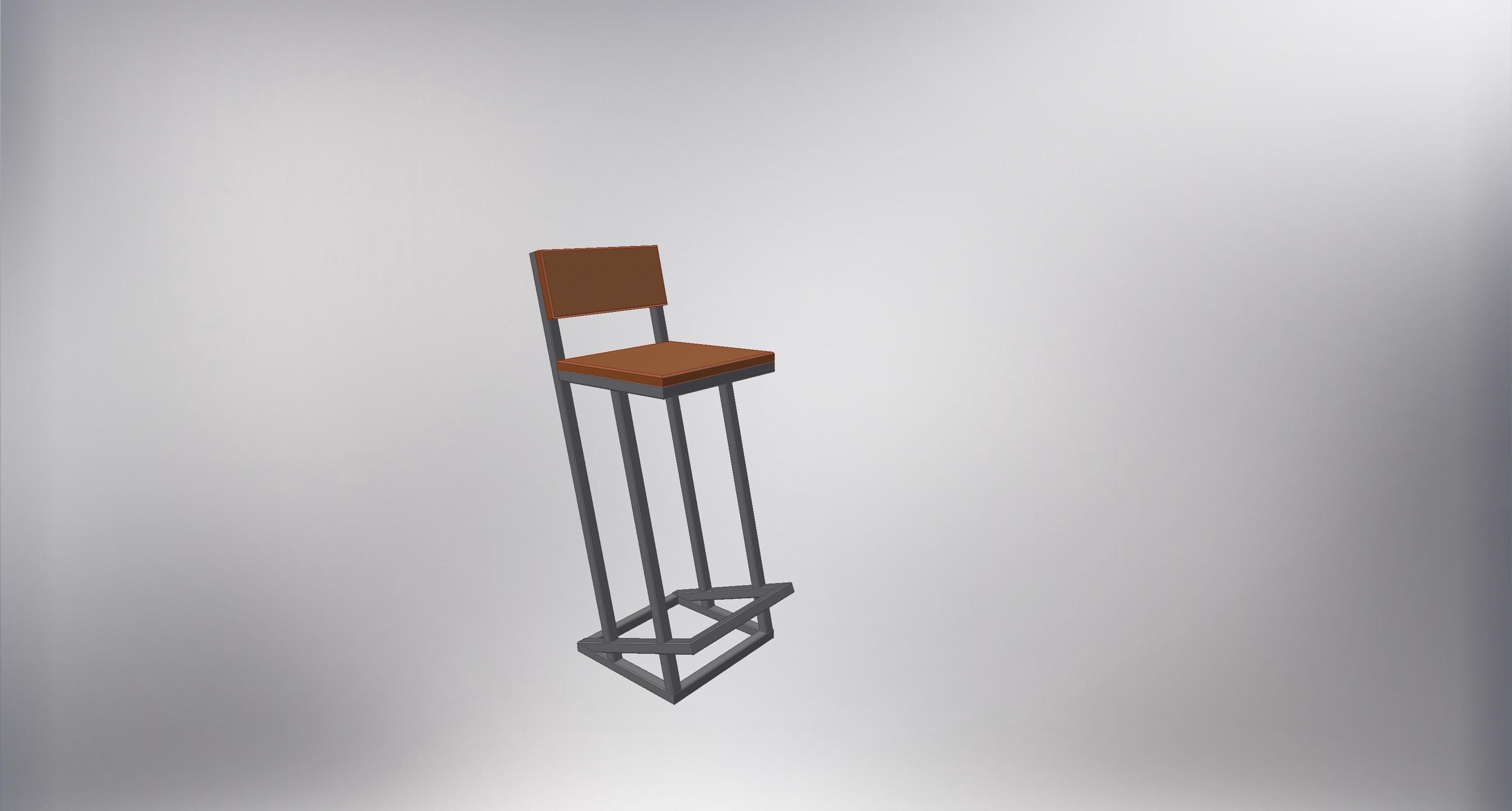 DIY Bar Stool | Metal Project | PDF and Cutting Files - Etsy