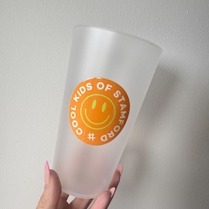 Bicchiere di plastica da pinta stampato personalizzato per feste