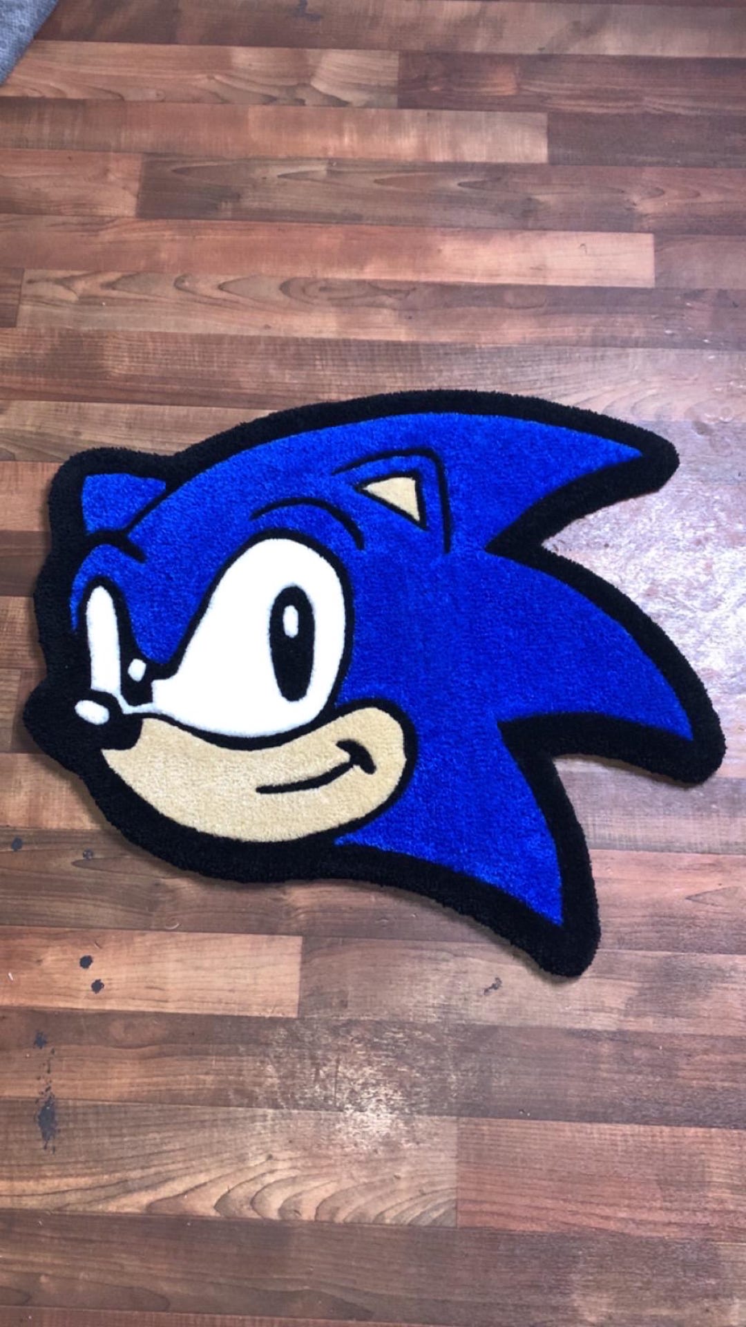 Sonic the Hedgehog Custom Tufted Rug - Etsy