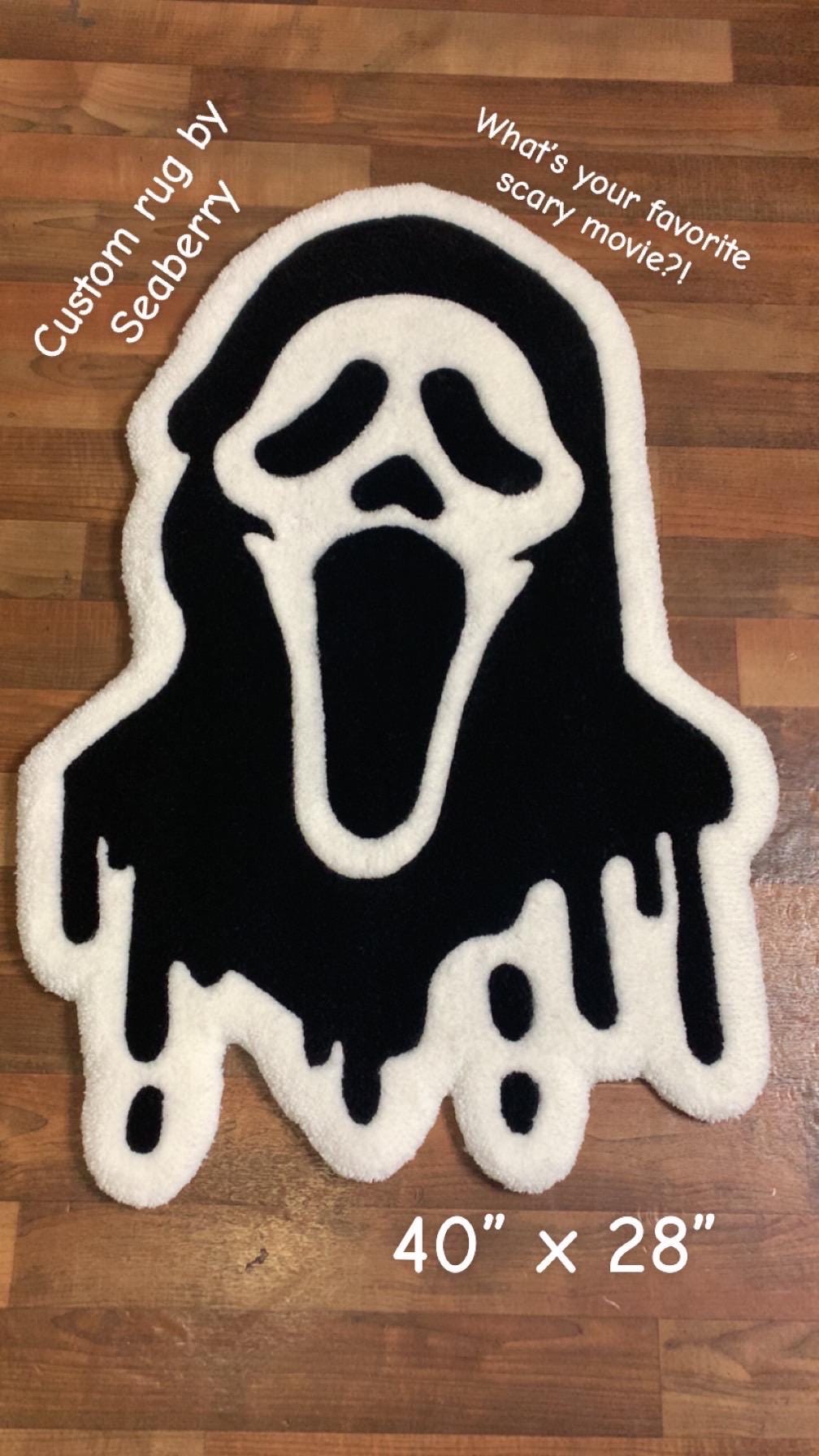 Scream Ghostface Custom Tufted Rug - Etsy