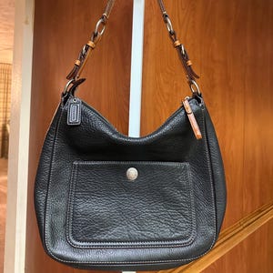 Coach Pebbled Leather Shoulder Bag F063-8E98
