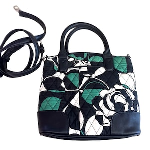 Bolso bandolera Vera Bradley Imperial Rose con asa superior