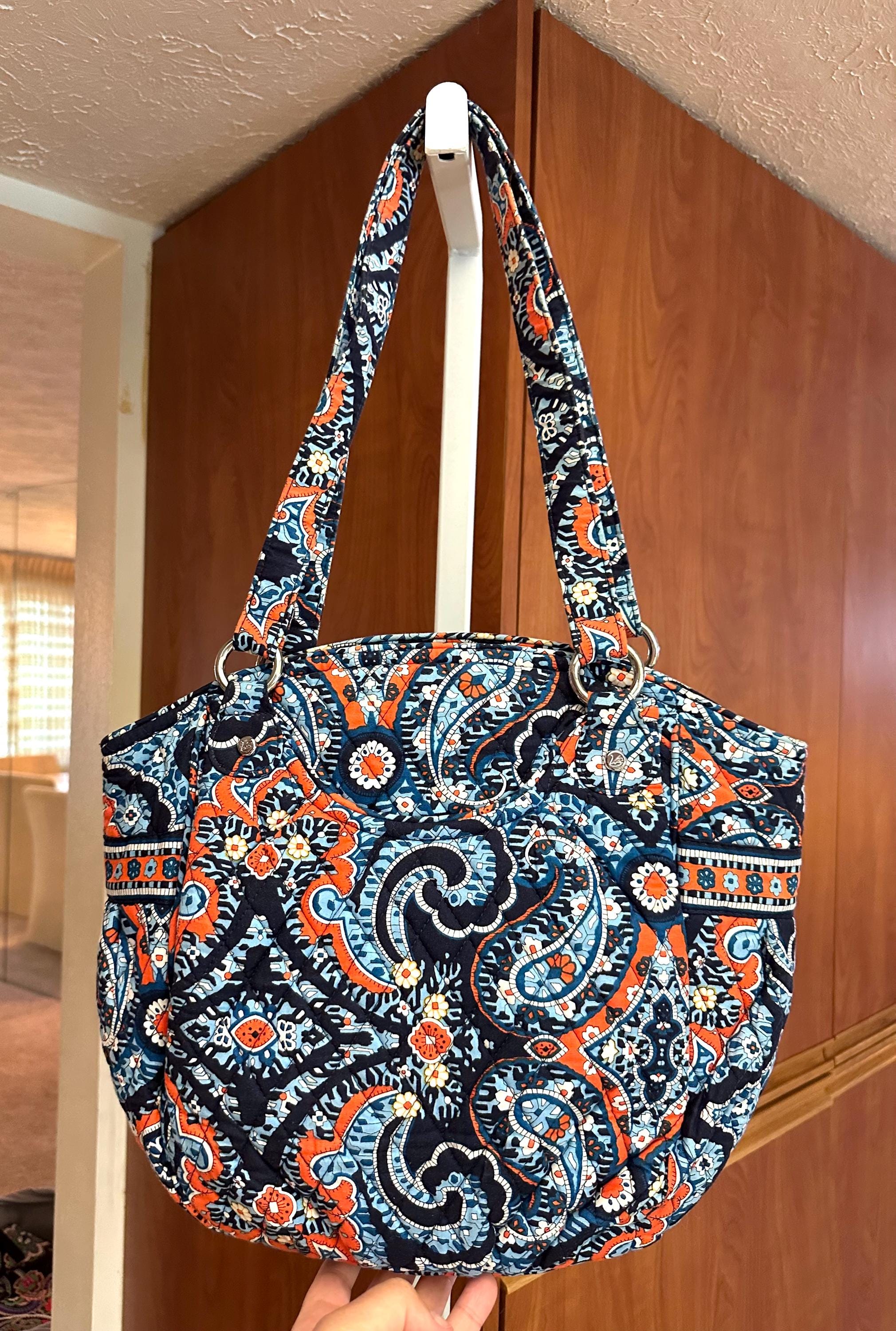 Vera Bradley Marrakesh Paisley Print Tote Shoulder Bag - Etsy