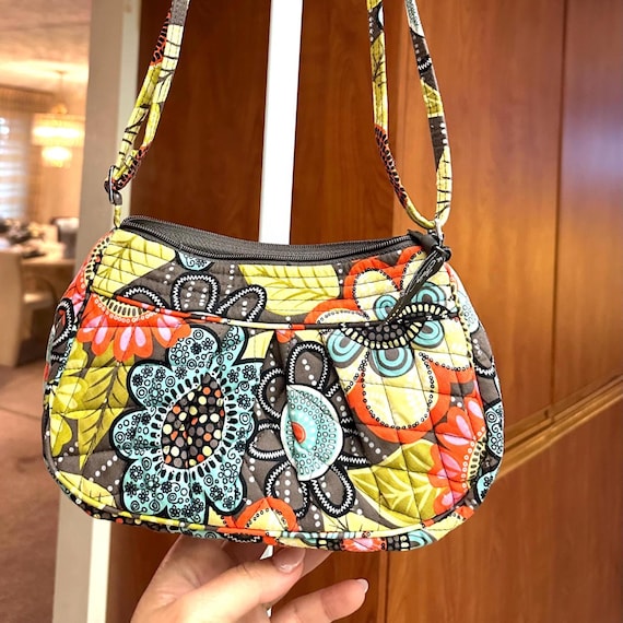 Vera Bradley Fannie Flower Show Crossbody Shoulder Bag