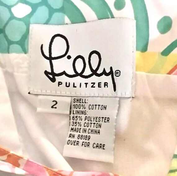 Lilly Pulitzer Multicolor Patch Spaghetti Strap S… - image 4