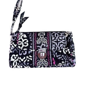 Vera Bradley Paisley Print Turn Lock Floral Wristlet, Vera Bradley Push Lock Wristlet