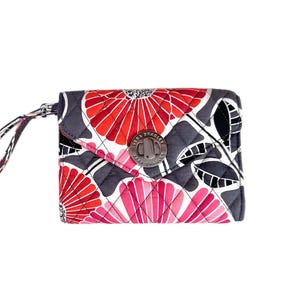 Vera Bradley Cherry Blossom Turn Lock Floral Wristlet, Vera Bradley Push Lock Wristlet
