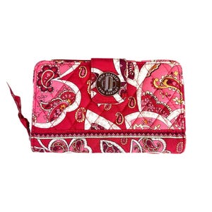 Vera Bradley Paisley Print Turn Lock Floral Wristlet, Vera Bradley Push Lock Wristlet