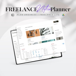 Freelancer Notion Template | Notion CRM Client Tracker | Service based Business Planner Dashboard | Client Management , Project management