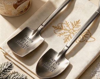 Custom Ice Cream Shovel Spoon, Engraved watermelon spoon gift,Personalized Funny Father's Day Gifts for Dad, Grandpa