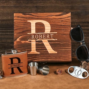 Personalization Groomsmen Gift,Sunglasses in Custom Groomsmen Gift,Groomsmen Proposal Gift, Flask Gift Set, Mens Cigar Cutter,Best Man Gifts