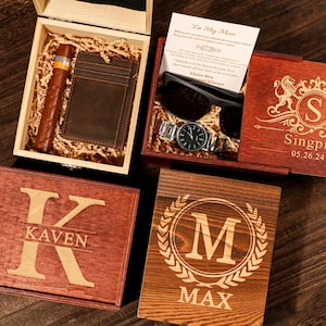 Leere personalisierte Groomsmen-Geschenkbox, maßgeschneiderte Groomsmen-Geschenkbox, Geschenkbox aus Holz, Groomsmen-Box, beste Männer Box, Groomsmen-Vorschlagsbox.