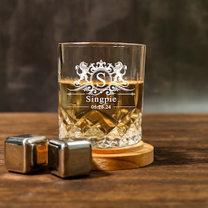 Groomsman 11oz Whiskey Glass, Engraved Old Fashion, Groomsmen Gift Idea, Personalized Groomsman Best Man Gift, Wedding Shot Glasses gifts