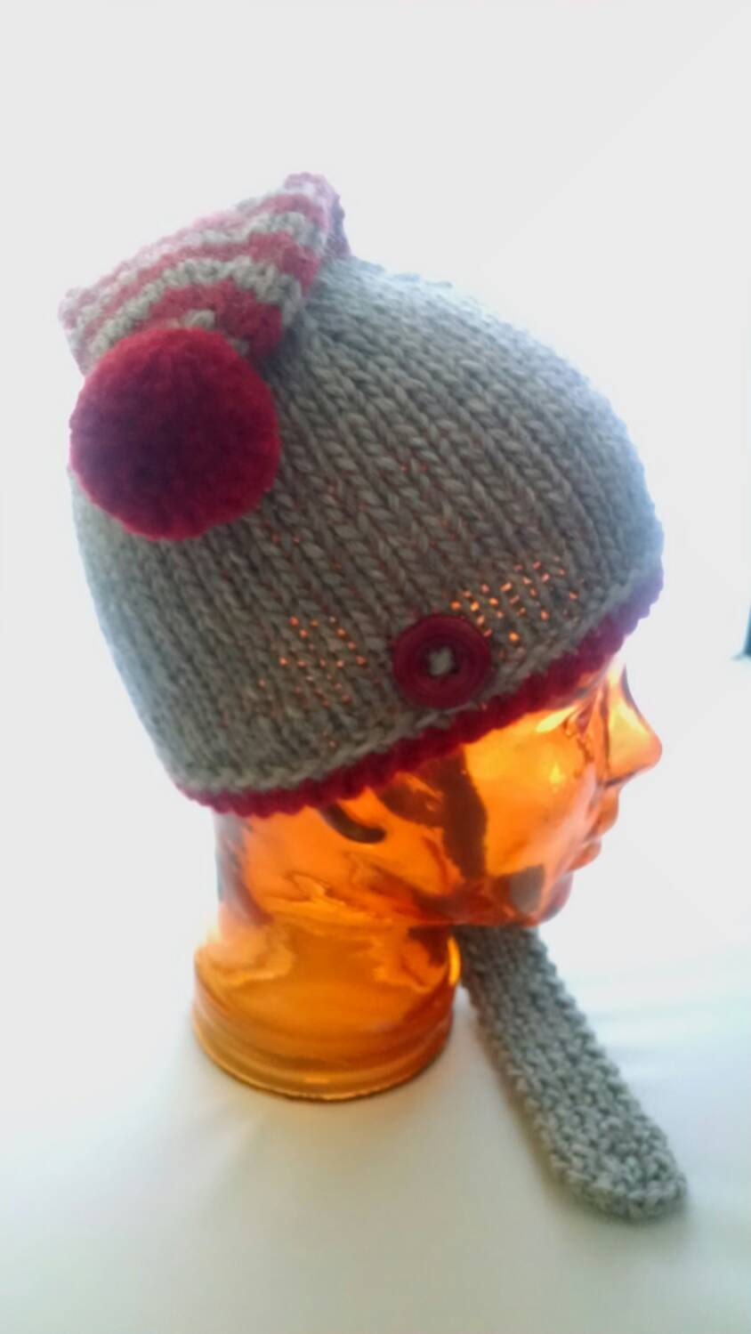 Julian's Hand Knit Aviator-style Hat - Etsy