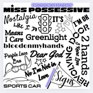 Tate McRae So Close To What Songtitels SVG/PNG