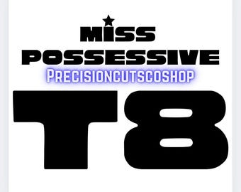 Tate McRae Miss Possesive SVG/PNG