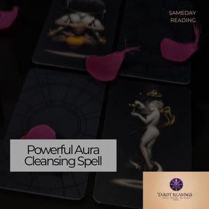 Powerful Aura Cleansing  - Remove Negative Energy Fast - Spiritual Energy Healing Ritual - Same Day Psychic Clearing