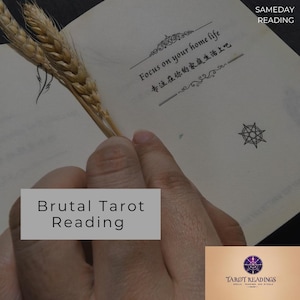 Brutal Tarot Reading No Sugar Coating | Honest Psychic Insight Same Day | Telepathic & Clairvoyant Energy Reading